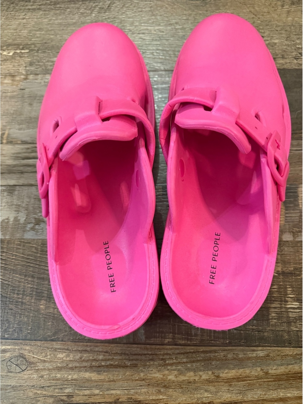 Free People Karlie Buckle Clogs Slip On Shoes Women’s 8